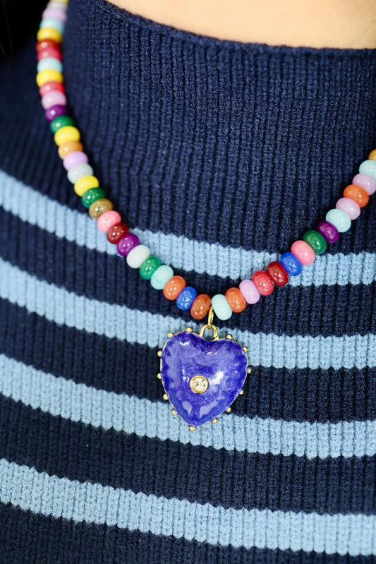 Cosmic Candy Heart Necklace