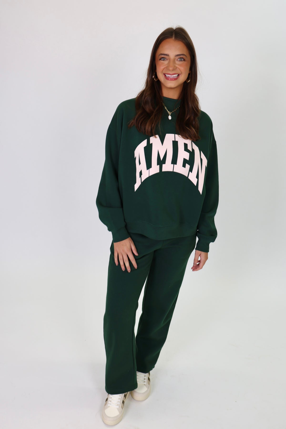 Amen Mock Neck Sweatshirt