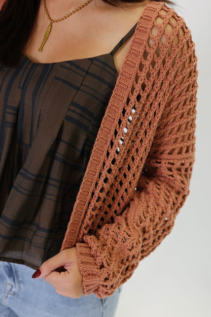 That Should Do It Cardigan in Clay