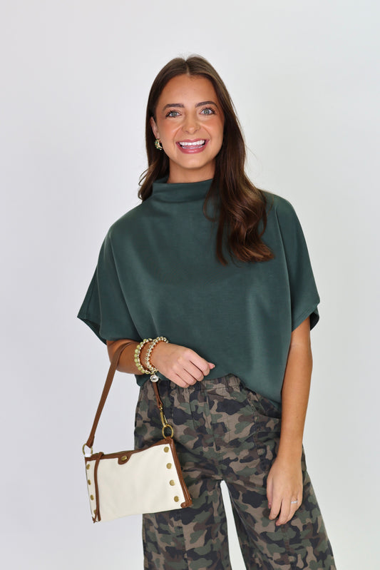 Looking Polished Sage Top