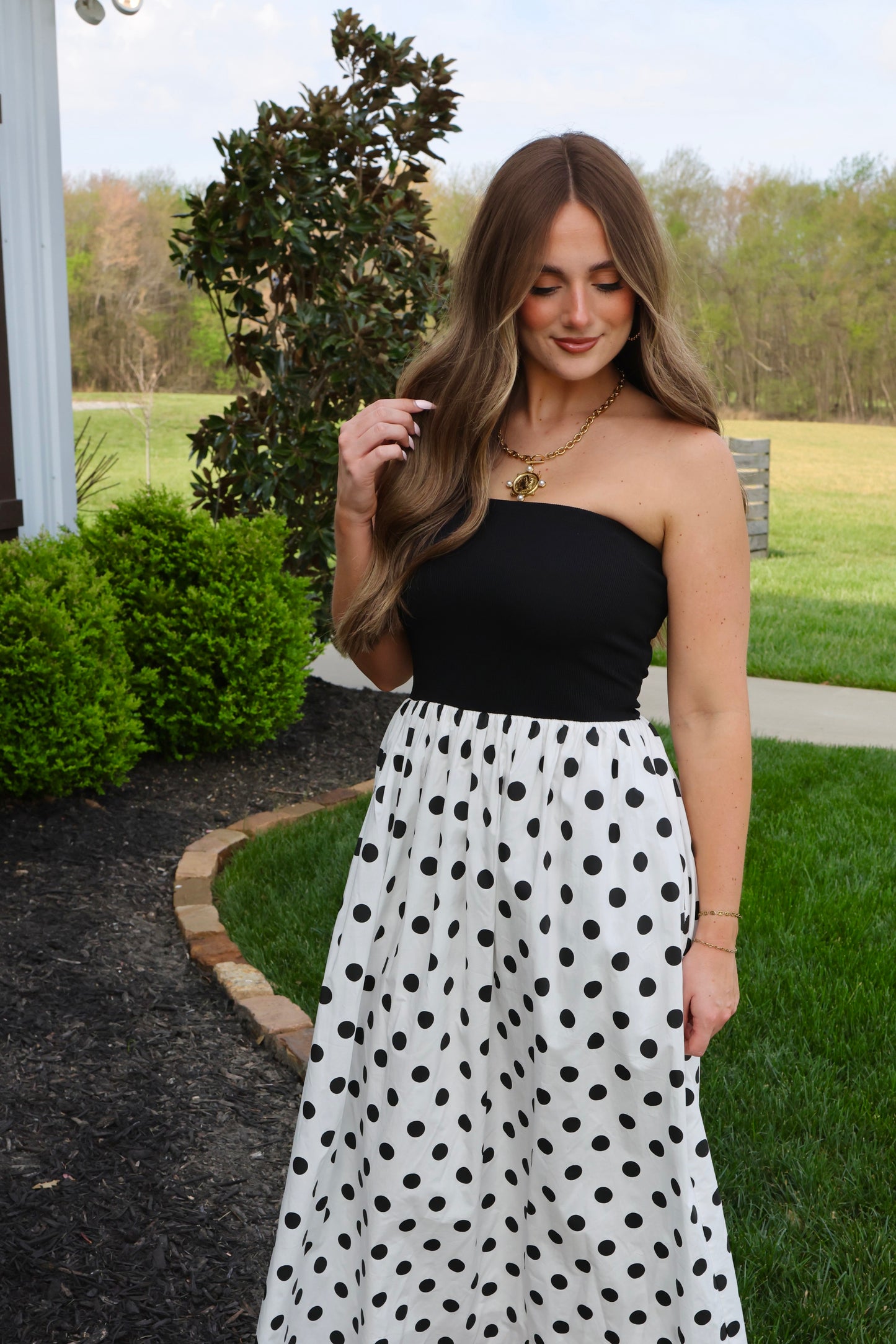 Spot the Fun Black Dress