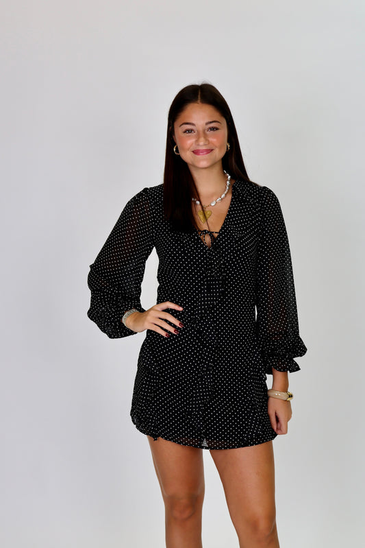The Ruffle Dot Dress