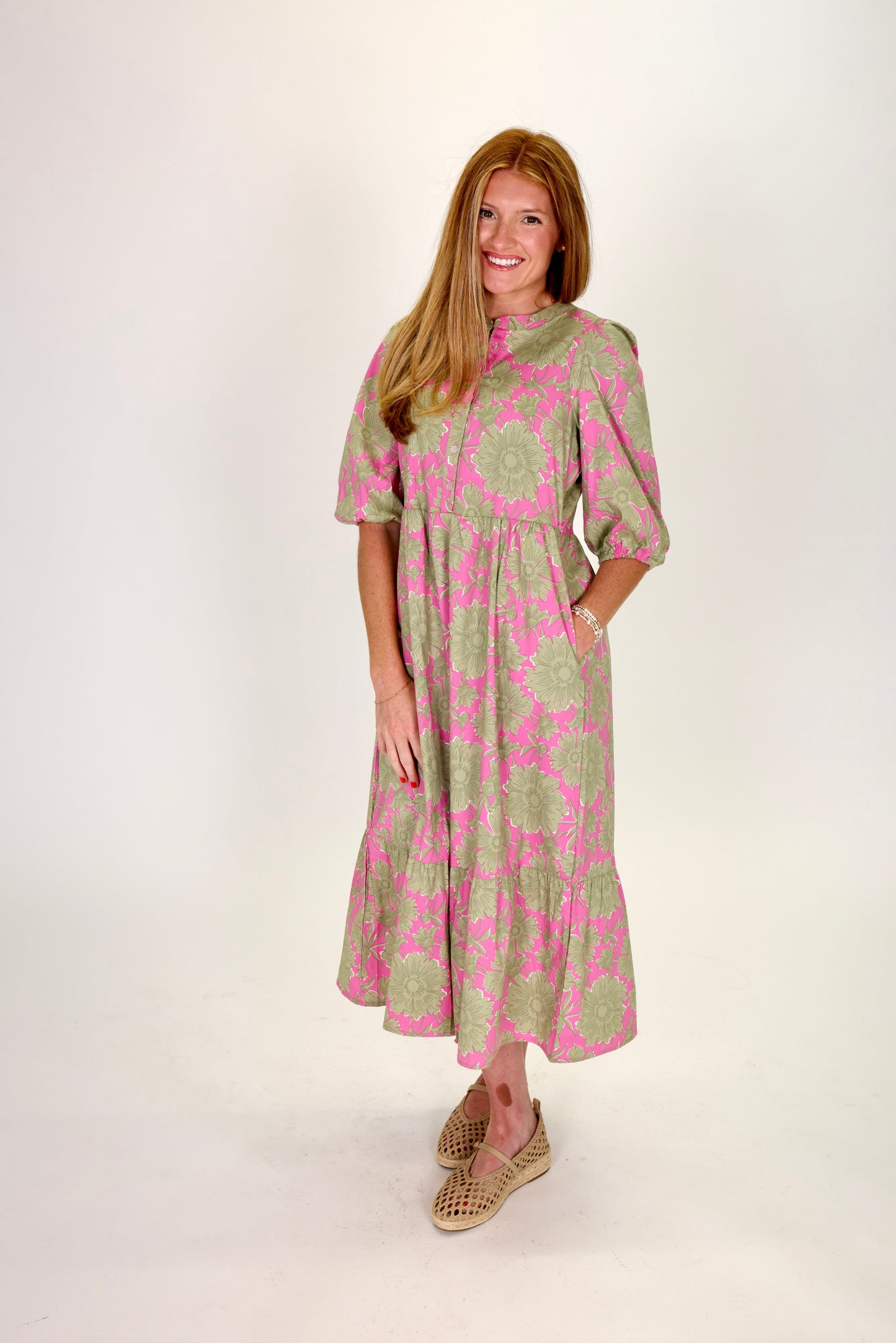 Riley Garden District Green Dress