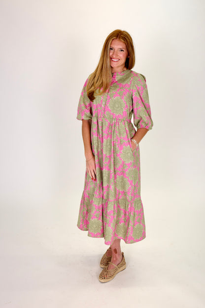 Riley Garden District Green Dress