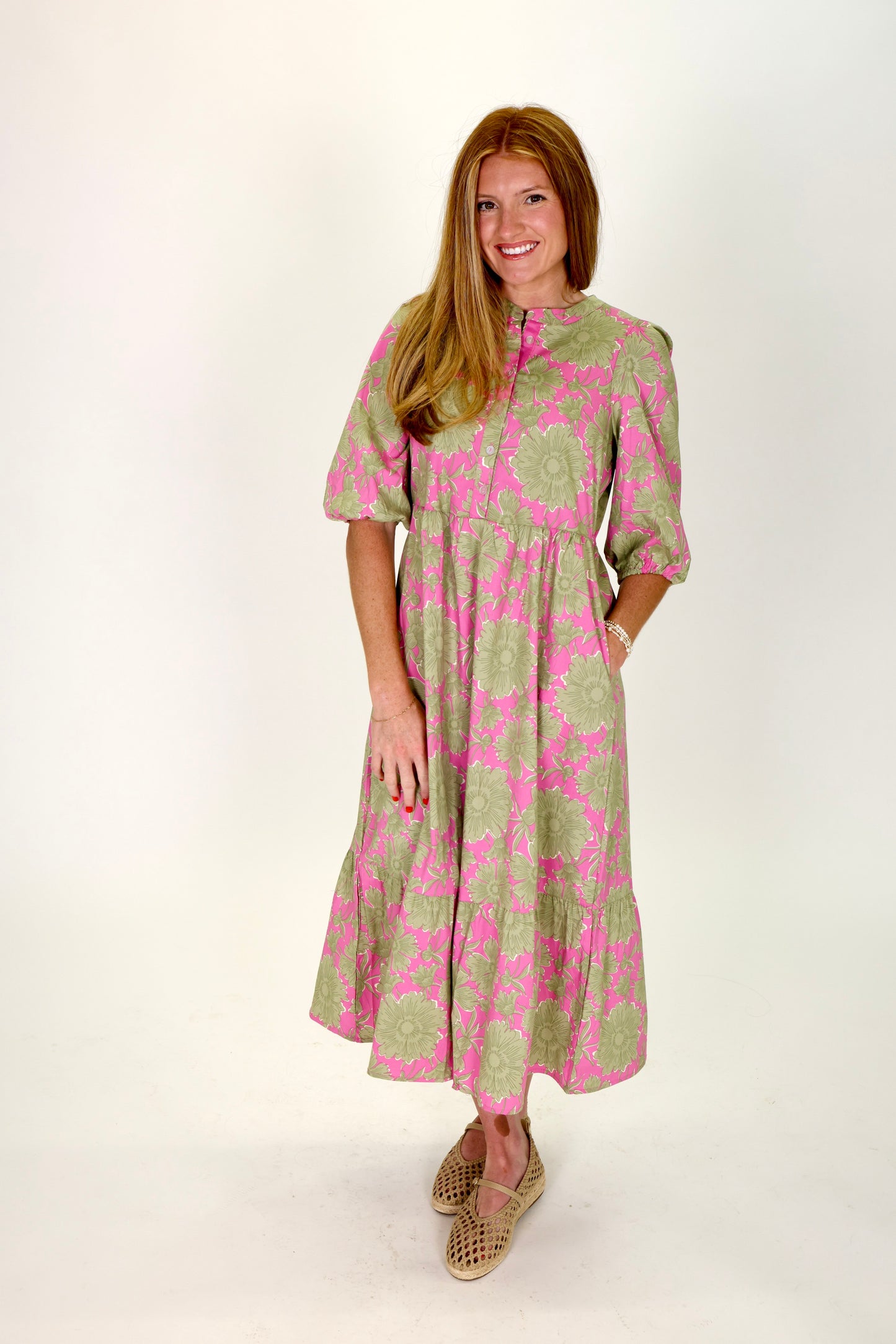 Riley Garden District Green Dress