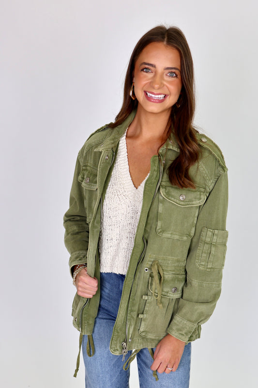 Marlo Surplus Olivine Jacket