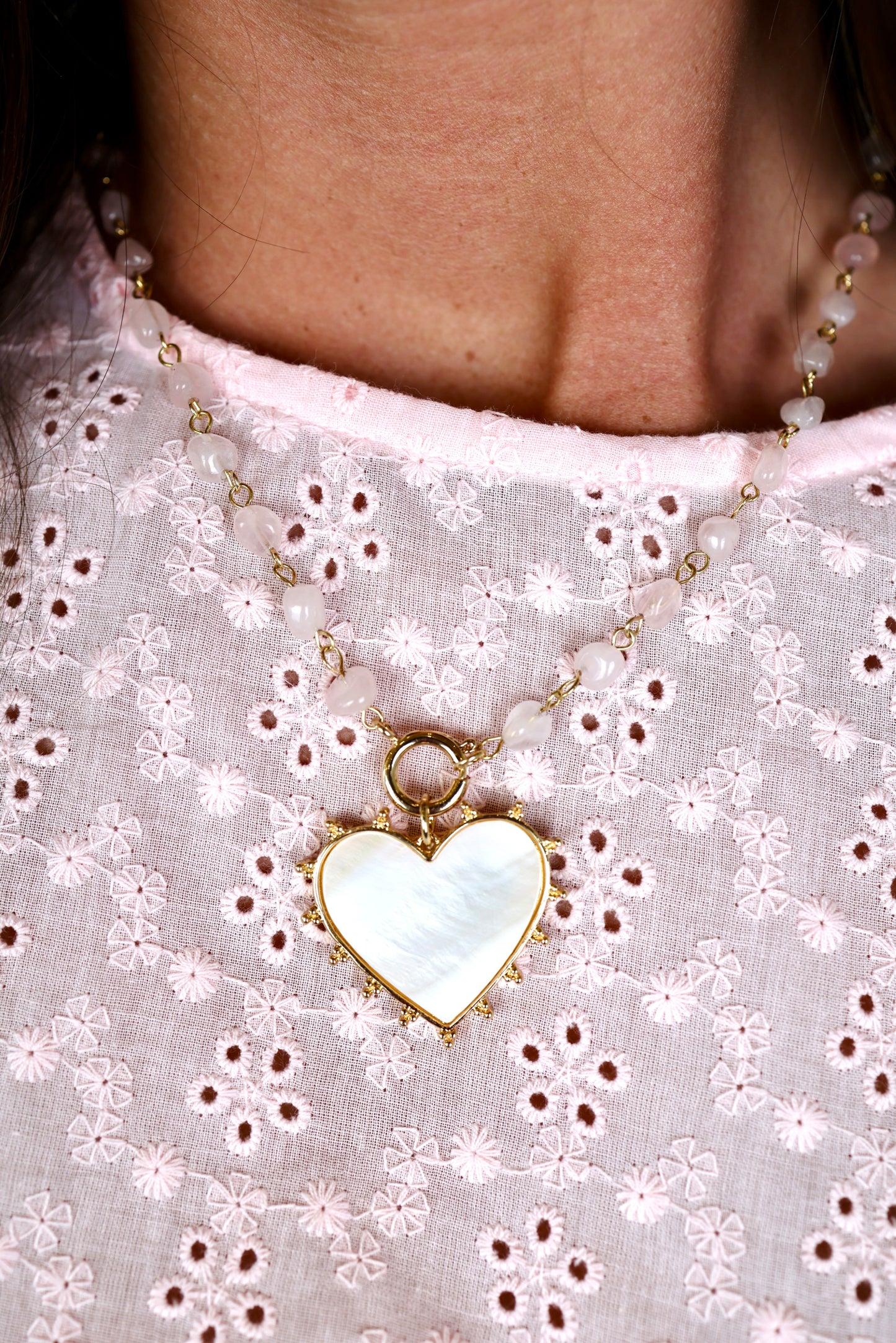 My Heart Pink Necklace