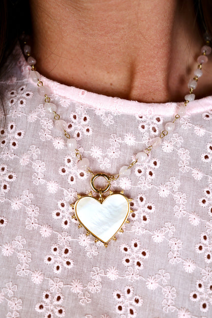 My Heart Pink Necklace