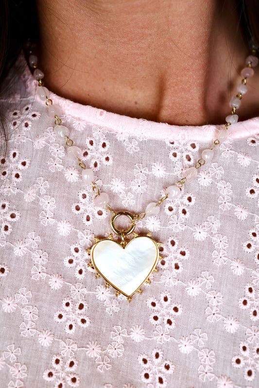 My Heart Pink Necklace