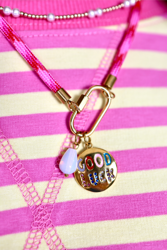 Good Luck Babe Cord Necklace