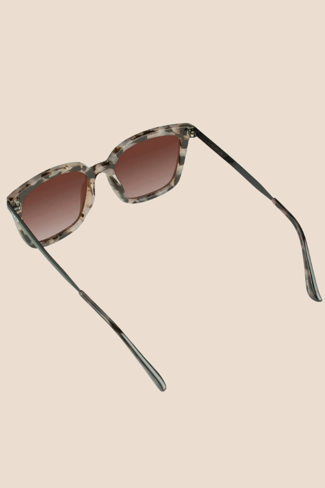Madison  Blush Pink Tortoise / Gradient Brown Lens Polarized Sunglasses