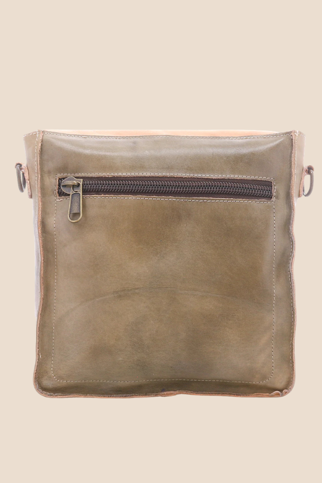 Venice Beach Taupe Oats Rustic Crossbody