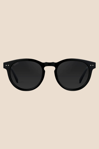 Tate Black Frame / Black Lens Polarized Sunglasses