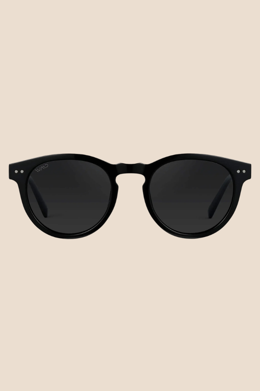Tate Black Frame / Black Lens Polarized Sunglasses