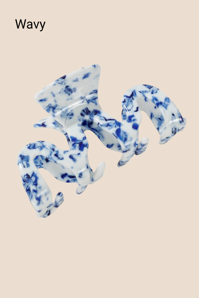 Coastal Blue Hair Clip