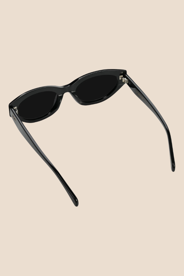Loreta Black / Triple Black Lens Polarized Sunglasses