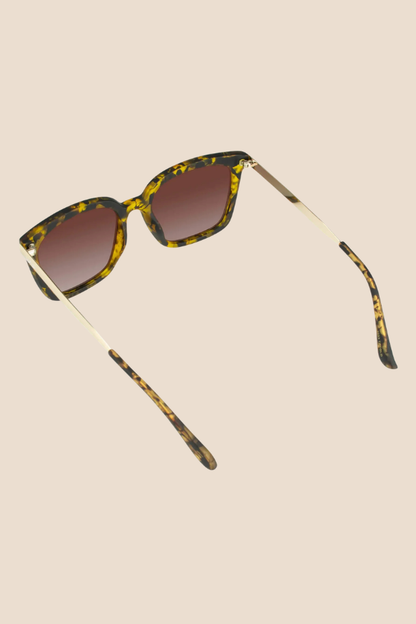 Madison Soft Tortoise / Gradient Brown Lens Polarized Sunglasses