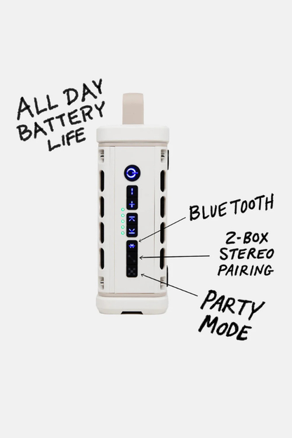 Turtlebox Ranger Waterproof Ivory Speaker