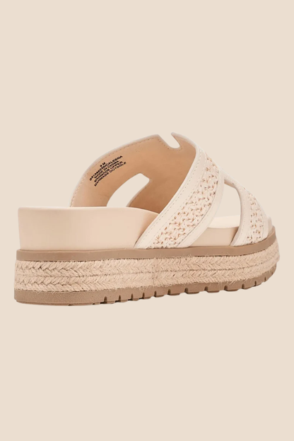 Caleena Bone Platform Sandal
