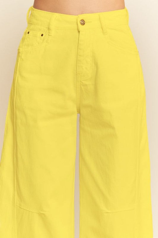 Making a Statement Yellow Pant