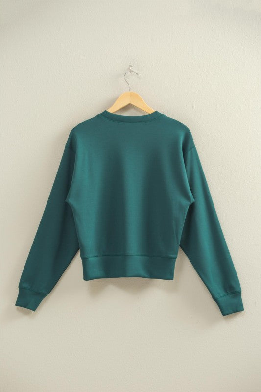 Chill Mode On Green Crew Neck