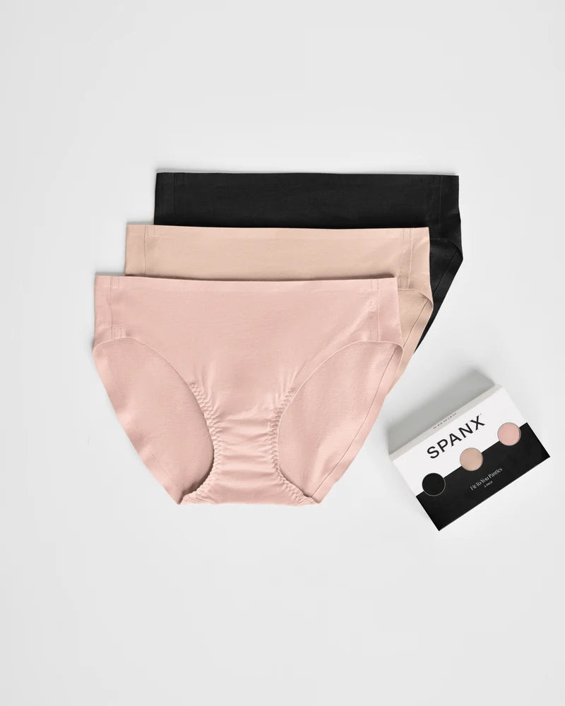 Spanxsmooth Fit-to-you Bikini Multi Neutral 3-pack Box
