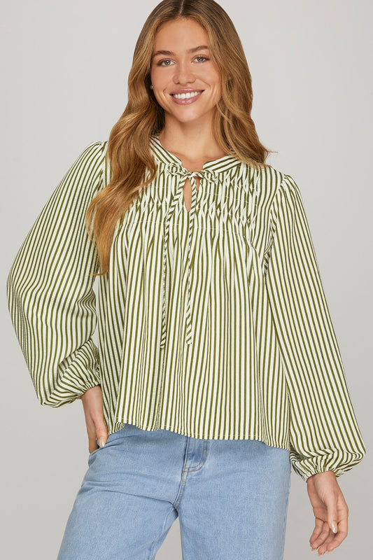 Feels Just Right Olive Top