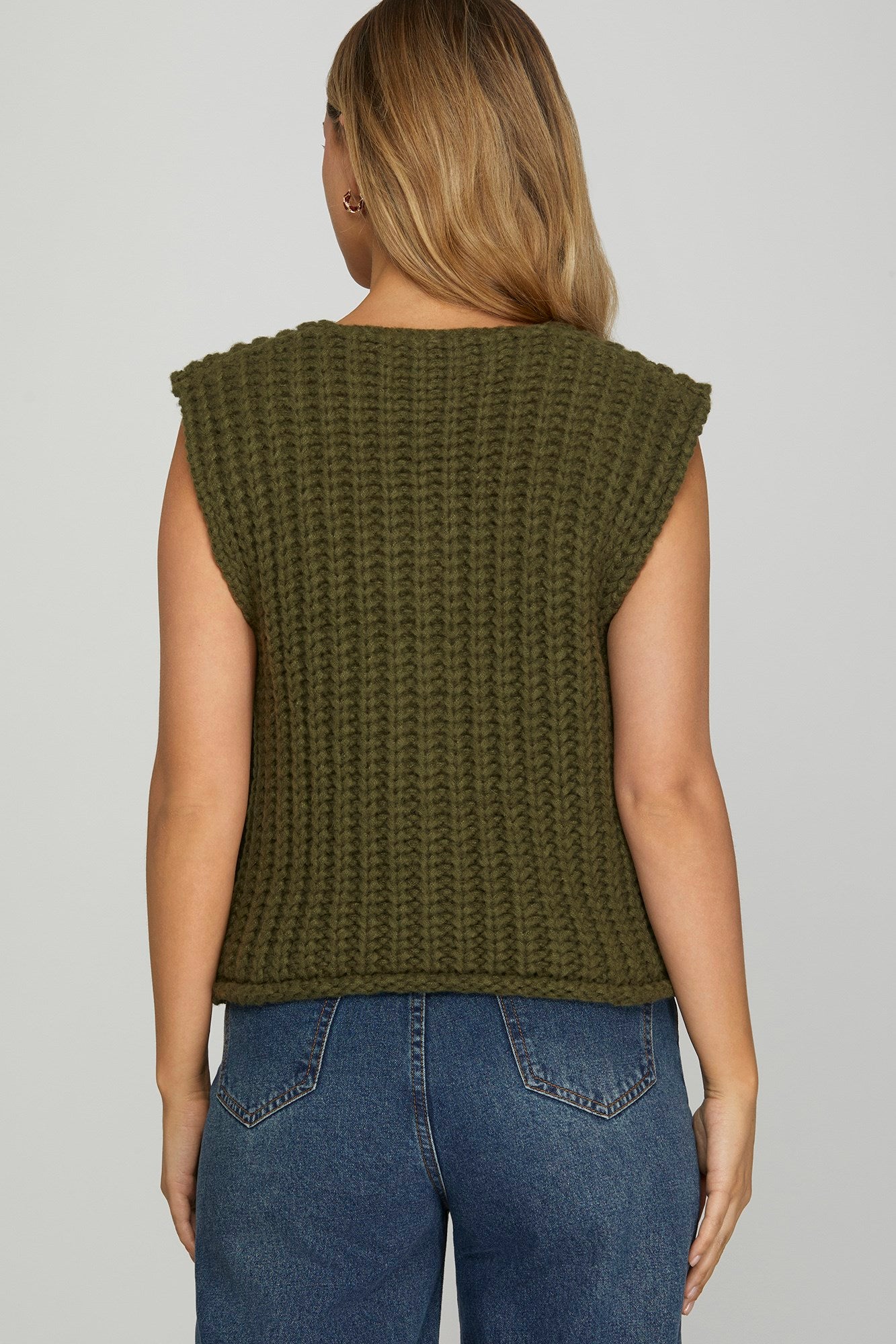 Meant Every Word Olive Sweater Top