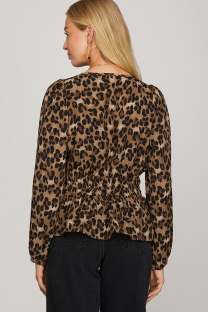 Spotted Luxe Top