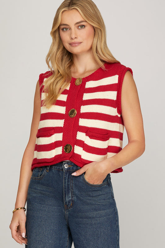 Call Of The Styled Red Top