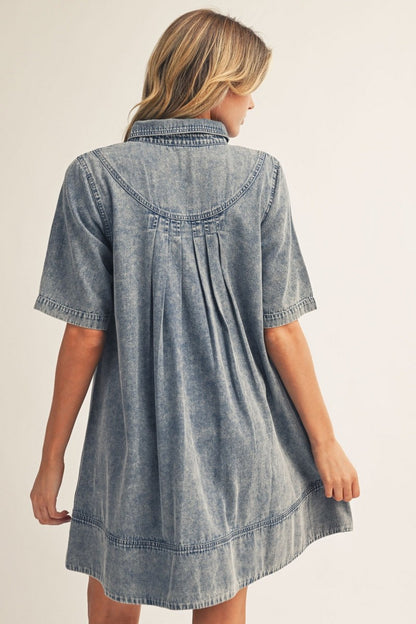 Indigo Utility Dress