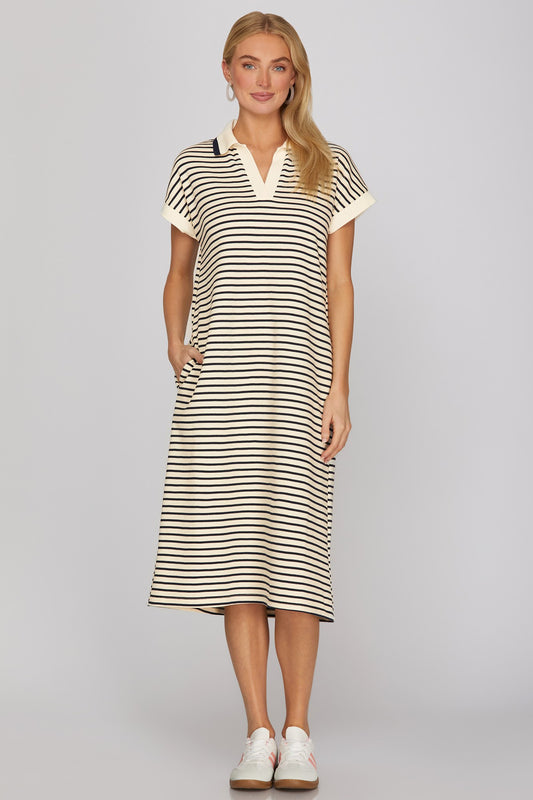 Echo Style Navy Dress