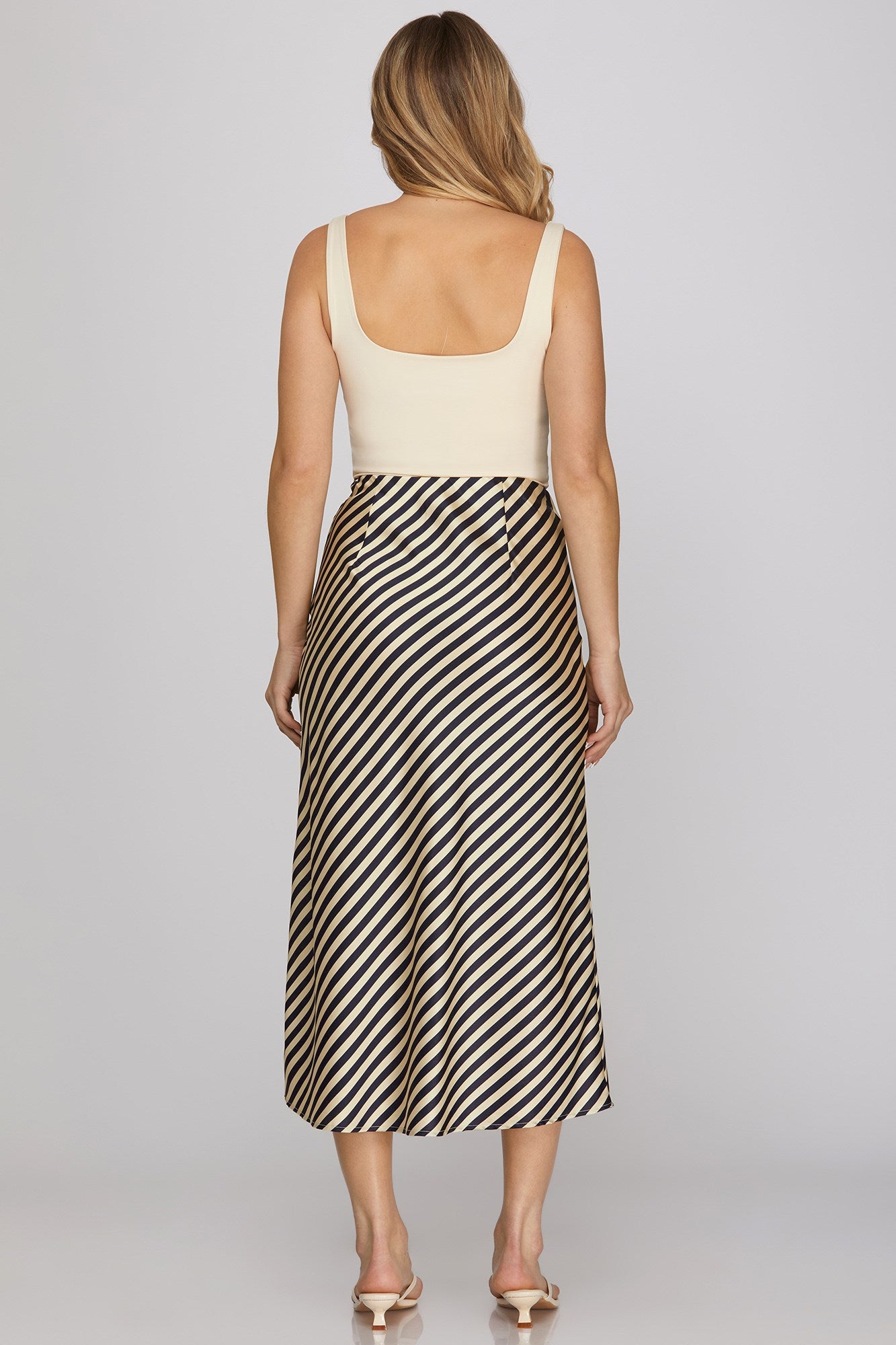 Diagonal Line Skirt