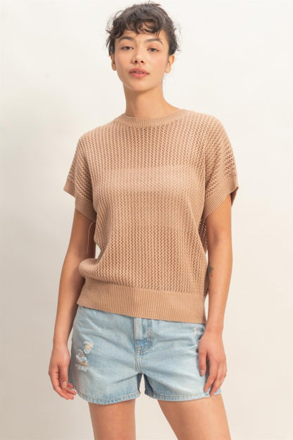 My Best Choice Taupe Top
