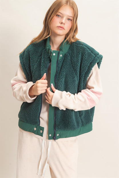 The Ellis Green Vest