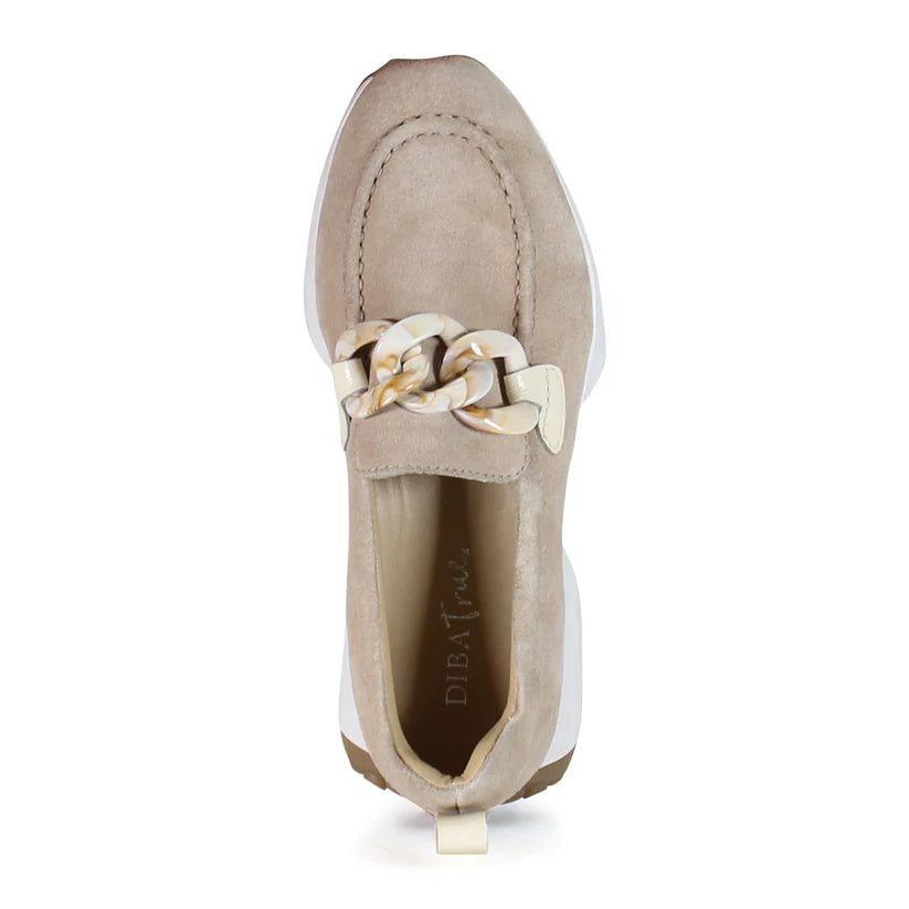 Kind Words Taupe Suede Loafer Sneaker