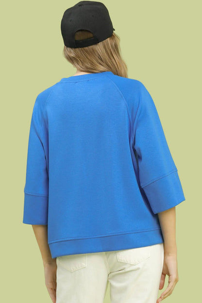 Classic Simplicity Blue Top