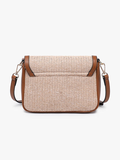 Amara Straw Brown Crossbody