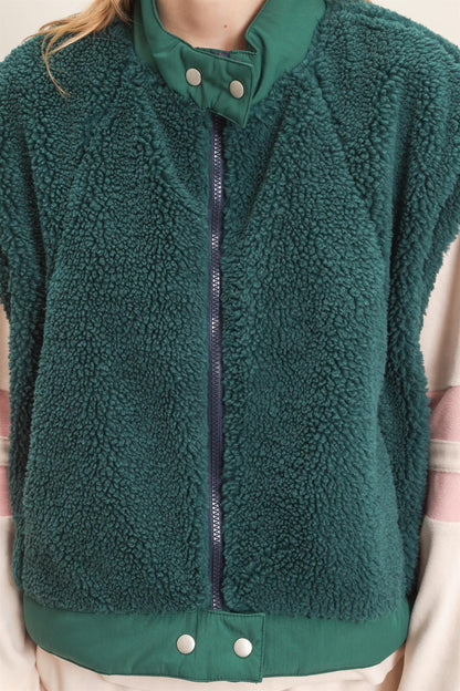 The Ellis Green Vest