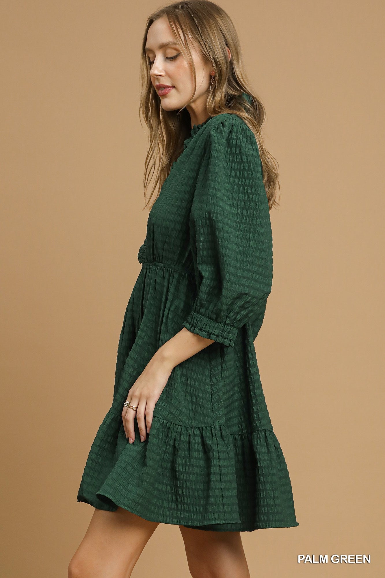 Down the Lane Green Dress