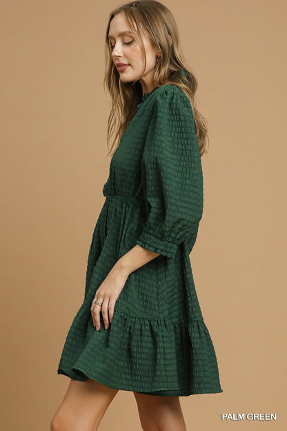 Down the Lane Green Dress