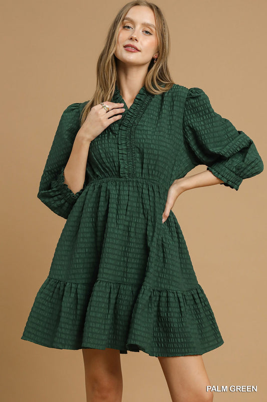 Down the Lane Green Dress