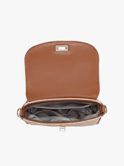 Amara Straw Brown Crossbody