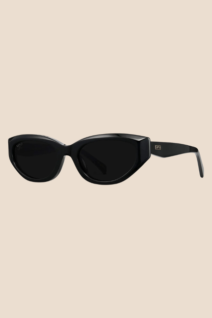 Loreta Black / Triple Black Lens Polarized Sunglasses