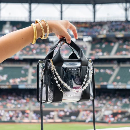 Jelly Midnight Black Clear Stadium Bag