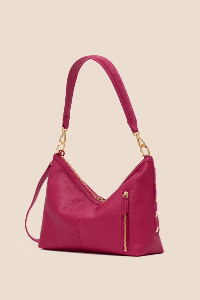 Grace Med Calypso Suede/Gold Handbag