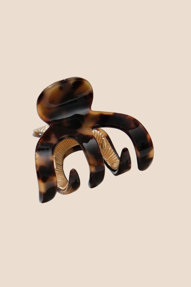Jade Vintage Metal Hair Clip