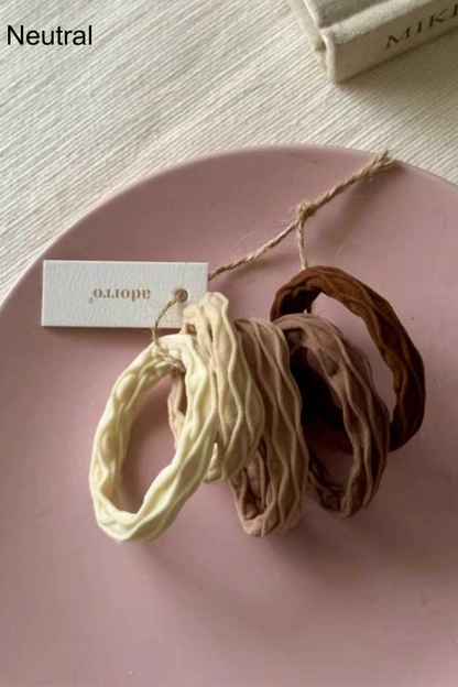 Wavy Hair Ties Set