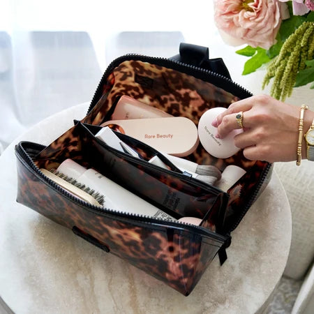Jelly Tortoiseshell Cosmetic Bag