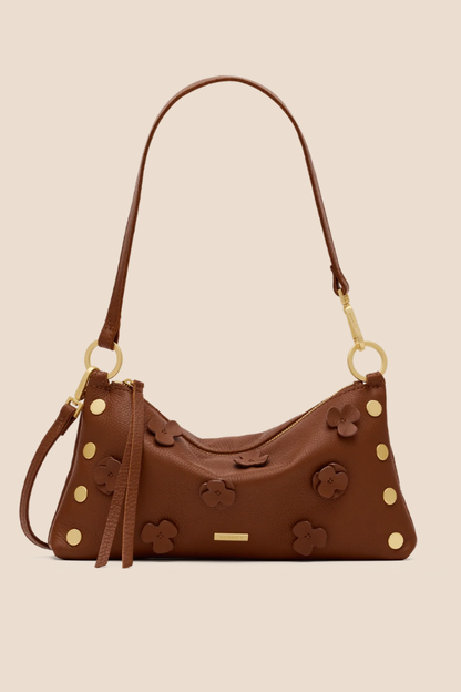 Kyle Small Sienna Flora/Brushed Gold Handbag